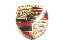 Image of Emblem. Bumper Cover. CREST. Hood. Ornament. Emblem used on the. image for your 2003 Porsche Cayenne   